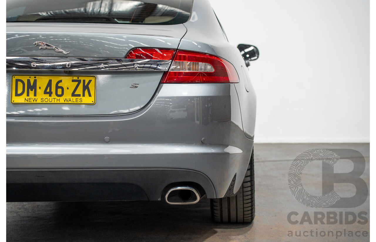 8/2009 Jaguar XF 3.0 V6 Diesel S Luxury MY10 4d Sedan Lunar Grey Turbo Diesel 3.0L
