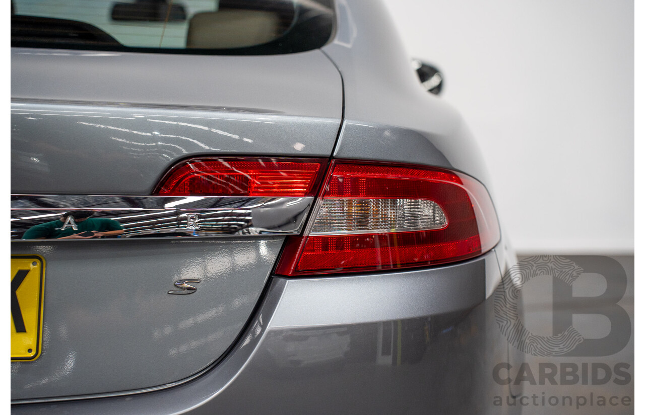 8/2009 Jaguar XF 3.0 V6 Diesel S Luxury MY10 4d Sedan Lunar Grey Turbo Diesel 3.0L