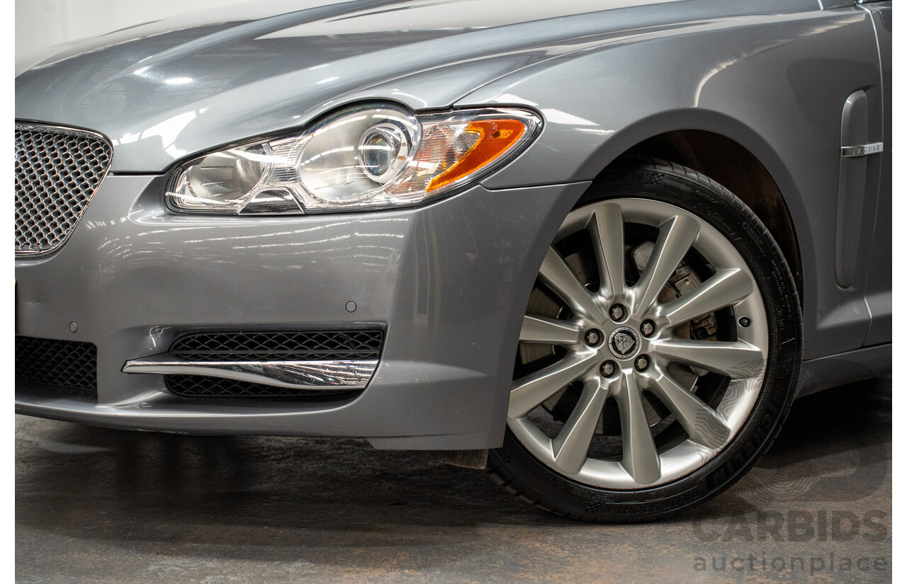 8/2009 Jaguar XF 3.0 V6 Diesel S Luxury MY10 4d Sedan Lunar Grey Turbo Diesel 3.0L
