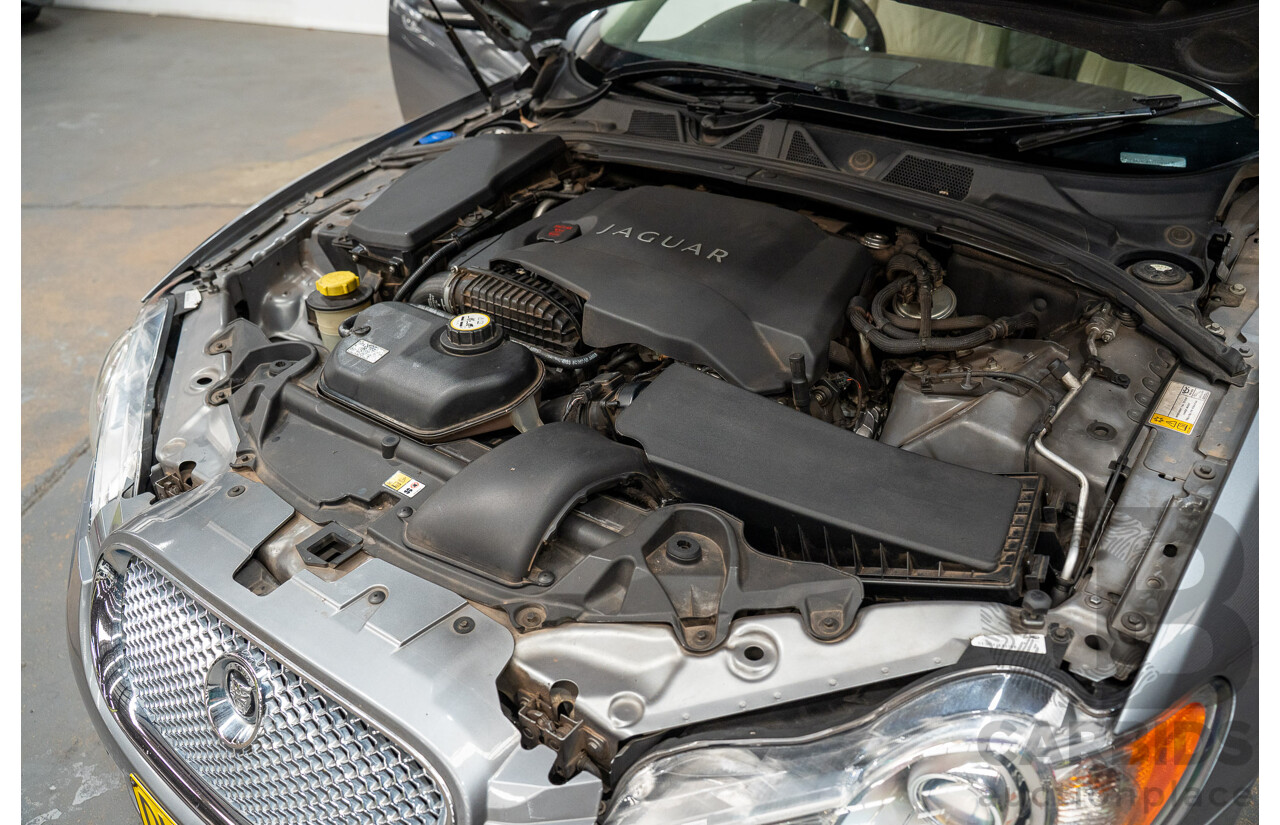 8/2009 Jaguar XF 3.0 V6 Diesel S Luxury MY10 4d Sedan Lunar Grey Turbo Diesel 3.0L