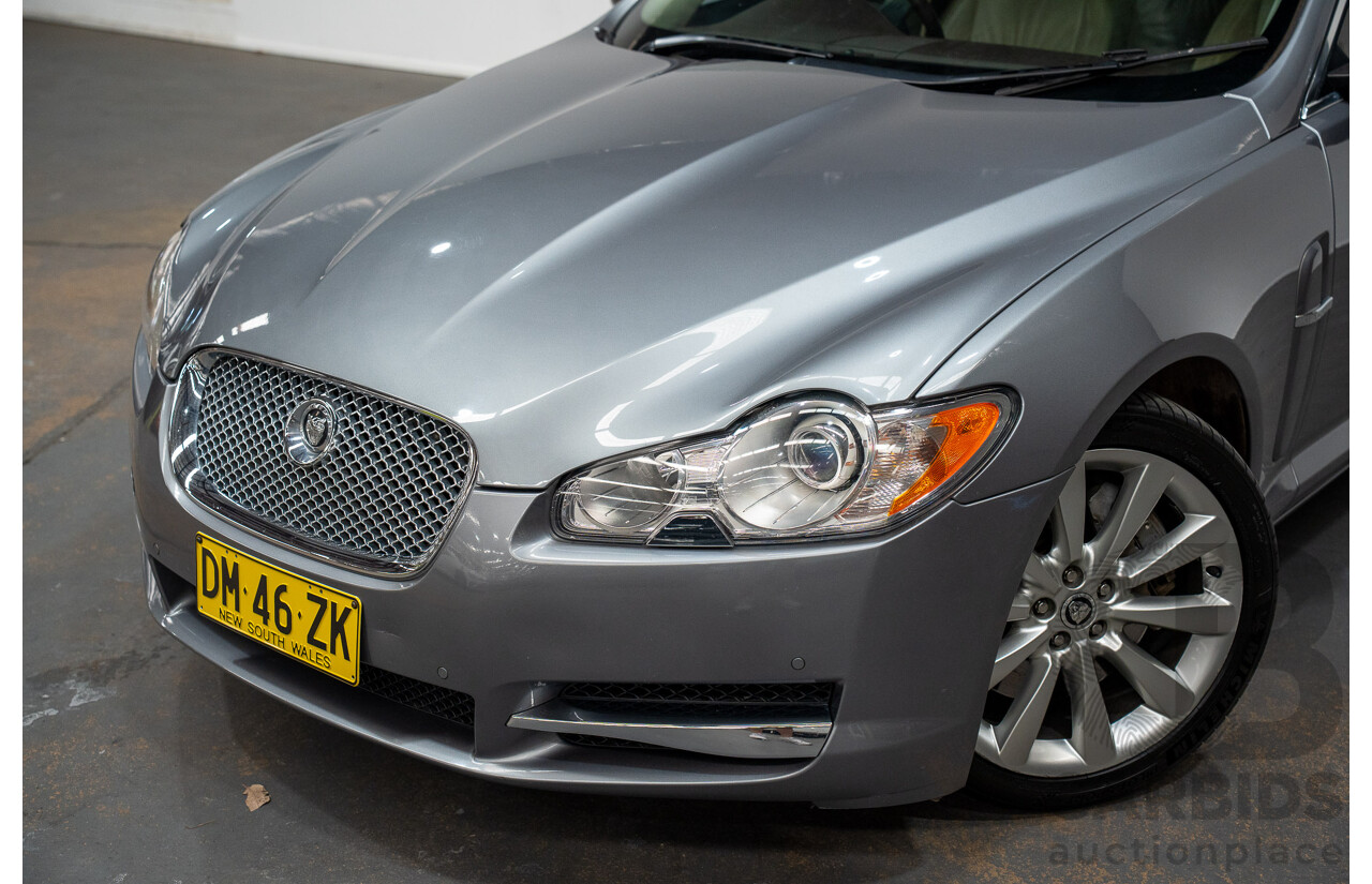 8/2009 Jaguar XF 3.0 V6 Diesel S Luxury MY10 4d Sedan Lunar Grey Turbo Diesel 3.0L