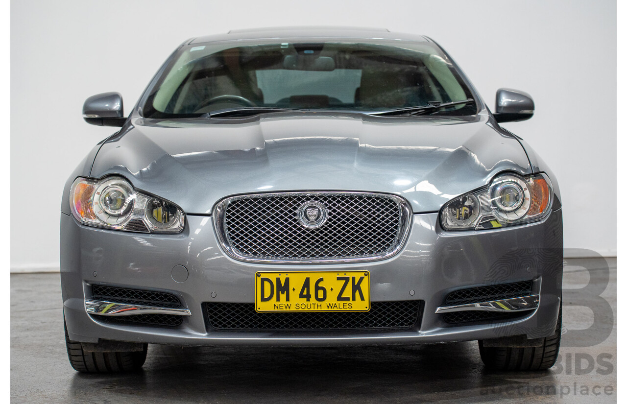 8/2009 Jaguar XF 3.0 V6 Diesel S Luxury MY10 4d Sedan Lunar Grey Turbo Diesel 3.0L