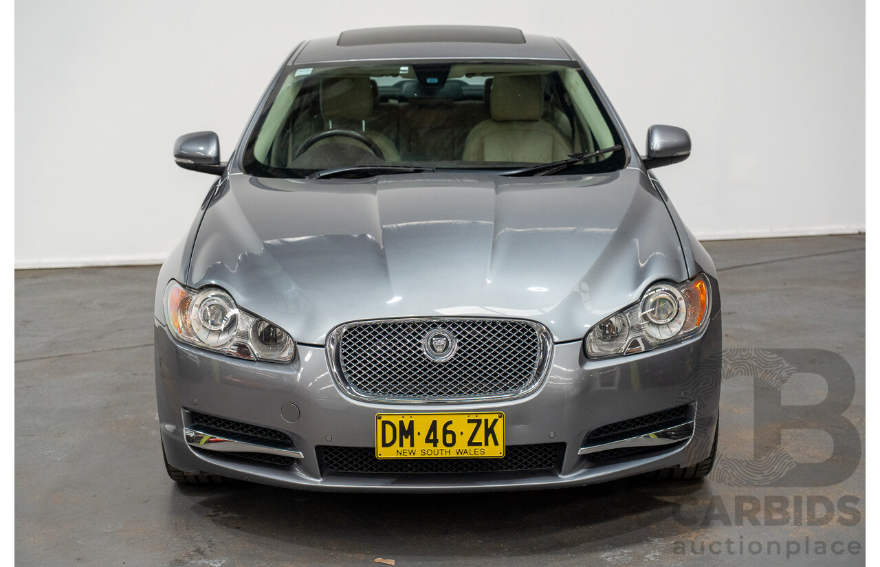 8/2009 Jaguar XF 3.0 V6 Diesel S Luxury MY10 4d Sedan Lunar Grey Turbo Diesel 3.0L
