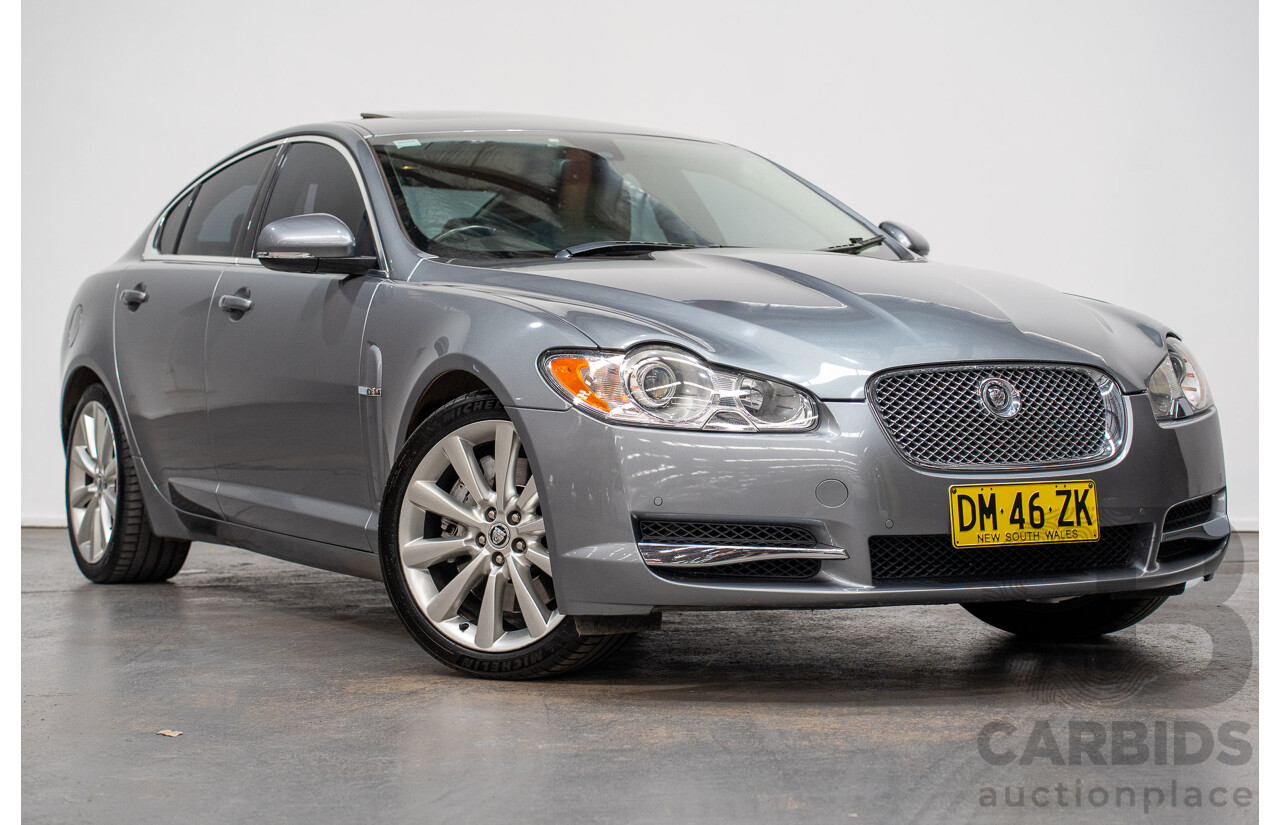 8/2009 Jaguar XF 3.0 V6 Diesel S Luxury MY10 4d Sedan Lunar Grey Turbo Diesel 3.0L