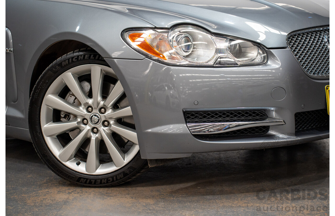 8/2009 Jaguar XF 3.0 V6 Diesel S Luxury MY10 4d Sedan Lunar Grey Turbo Diesel 3.0L