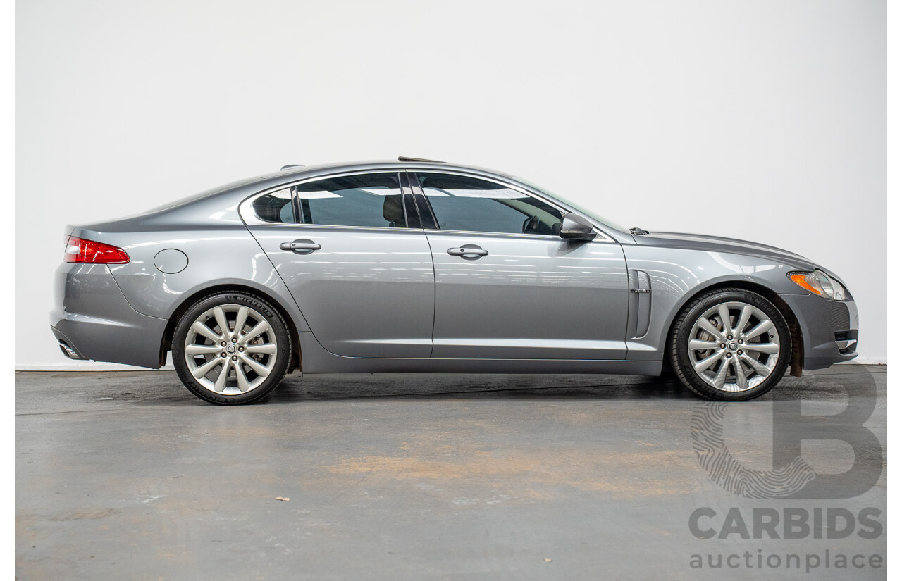 8/2009 Jaguar XF 3.0 V6 Diesel S Luxury MY10 4d Sedan Lunar Grey Turbo Diesel 3.0L