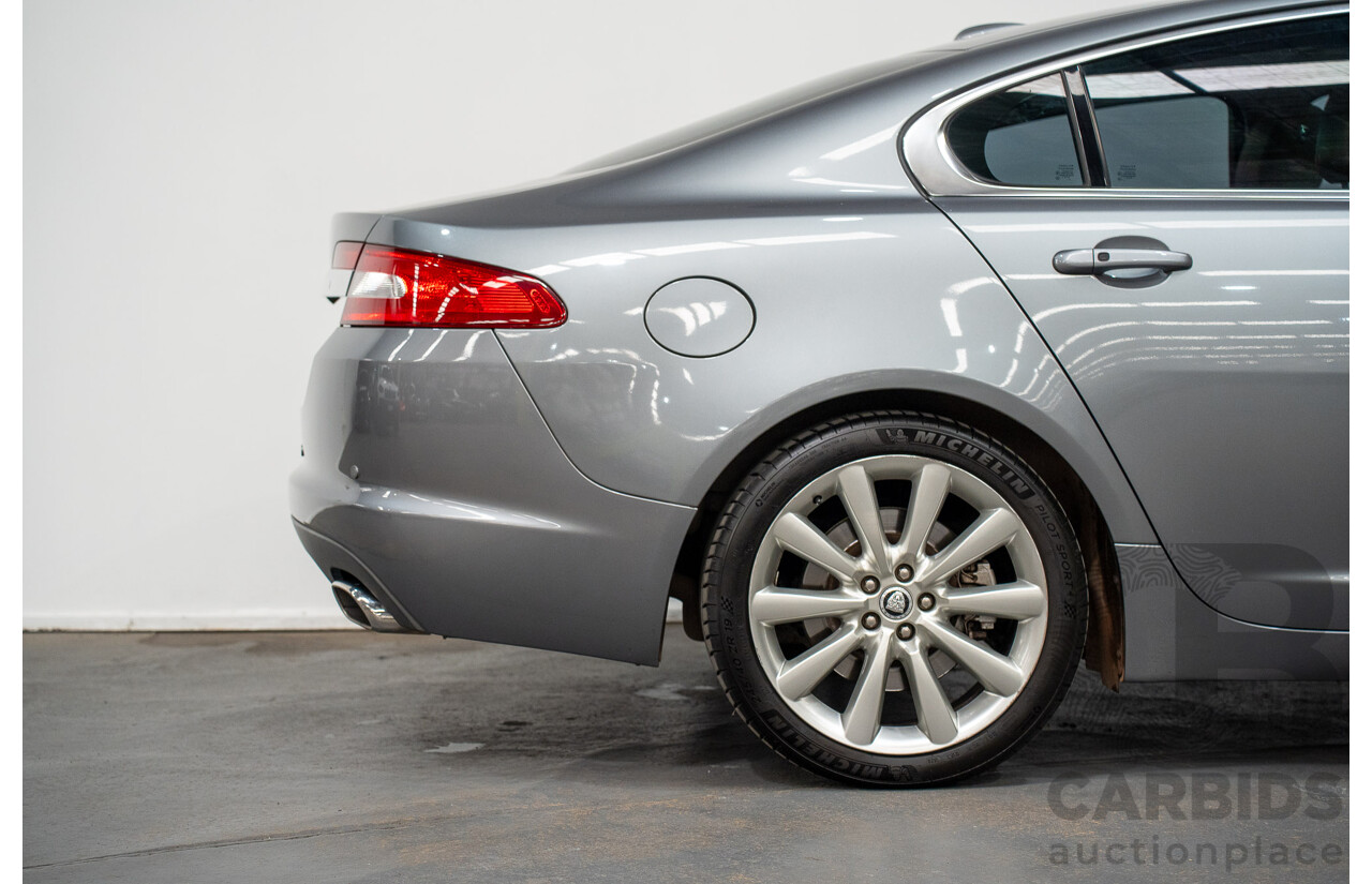 8/2009 Jaguar XF 3.0 V6 Diesel S Luxury MY10 4d Sedan Lunar Grey Turbo Diesel 3.0L