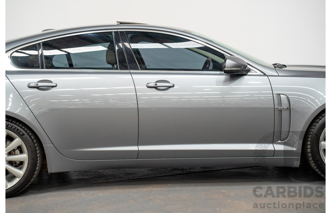 8/2009 Jaguar XF 3.0 V6 Diesel S Luxury MY10 4d Sedan Lunar Grey Turbo Diesel 3.0L