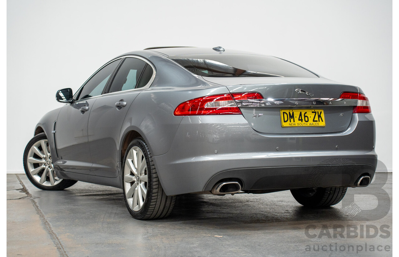 8/2009 Jaguar XF 3.0 V6 Diesel S Luxury MY10 4d Sedan Lunar Grey Turbo Diesel 3.0L