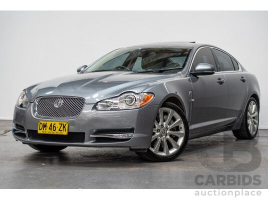 8/2009 Jaguar XF 3.0 V6 Diesel S Luxury MY10 4d Sedan Lunar Grey Turbo Diesel 3.0L