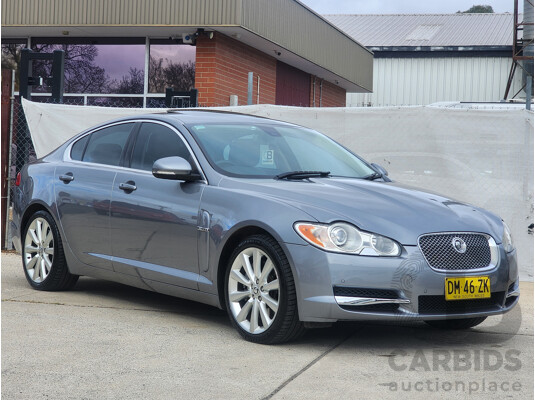 8/2009 Jaguar XF 3.0 V6 Diesel S Luxury MY10 4d Sedan Lunar Grey Turbo Diesel 3.0L