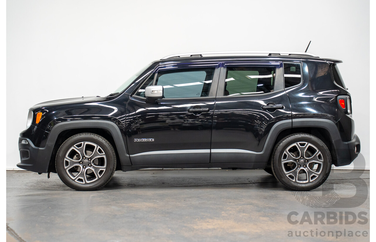 02/2016 Jeep Renegade LIMITED FWD BU 4D Wagon Black Turbo 1.4L