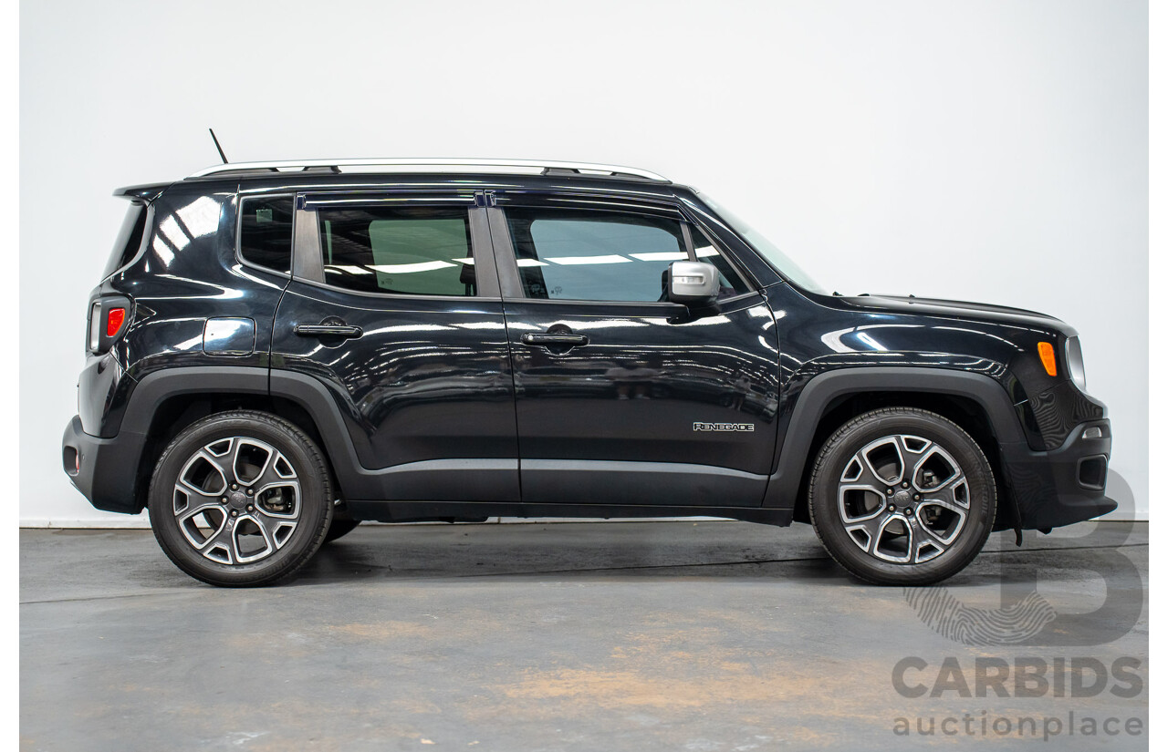 02/2016 Jeep Renegade LIMITED FWD BU 4D Wagon Black Turbo 1.4L