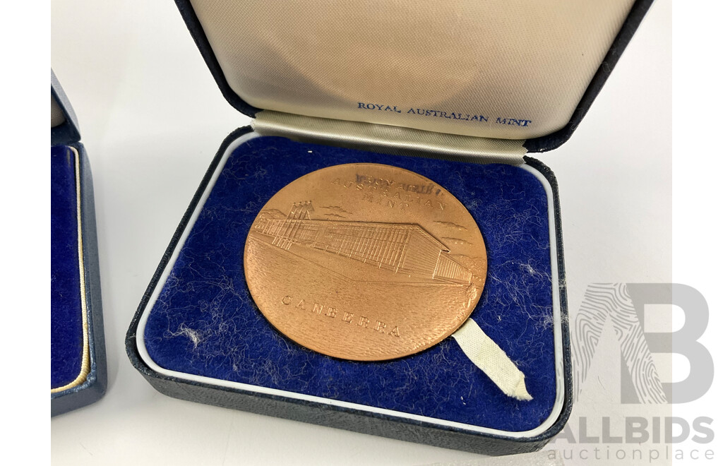 Australian Commemorative Medallions Including Two Royal Australian Mint and Sydney Opera House
