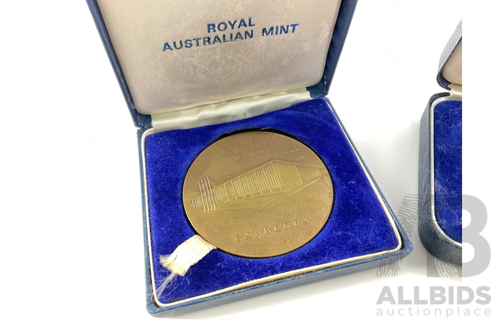 Australian Commemorative Medallions Including Two Royal Australian Mint and Sydney Opera House