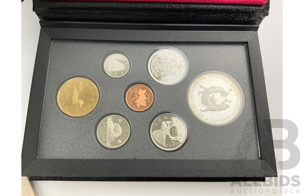 Canadian RCM 1988 Proof Coin Set