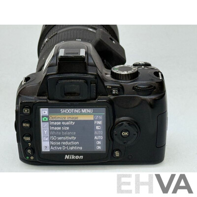 Nikon D60 DSL Camera and 80-200mm Lens