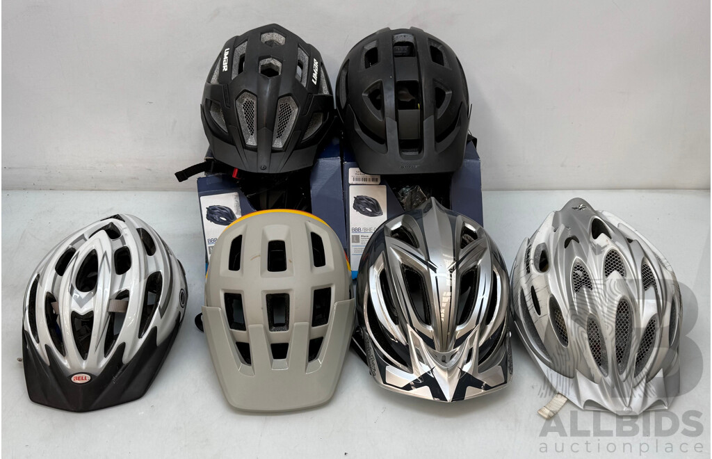 Bicycle Helmets - Lot of 8