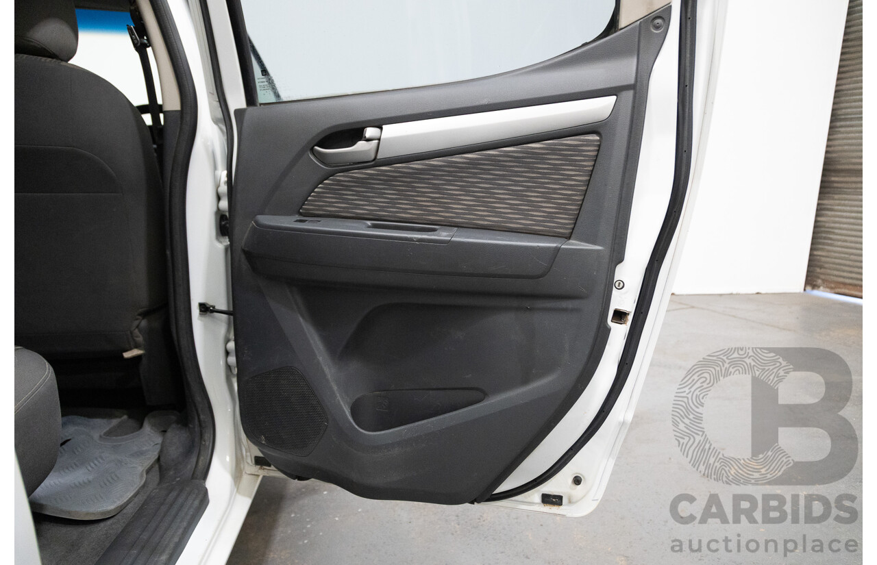 6/2013 Holden Colorado LX Thunder (4x4) RG Crew C/Chas White 2.8L