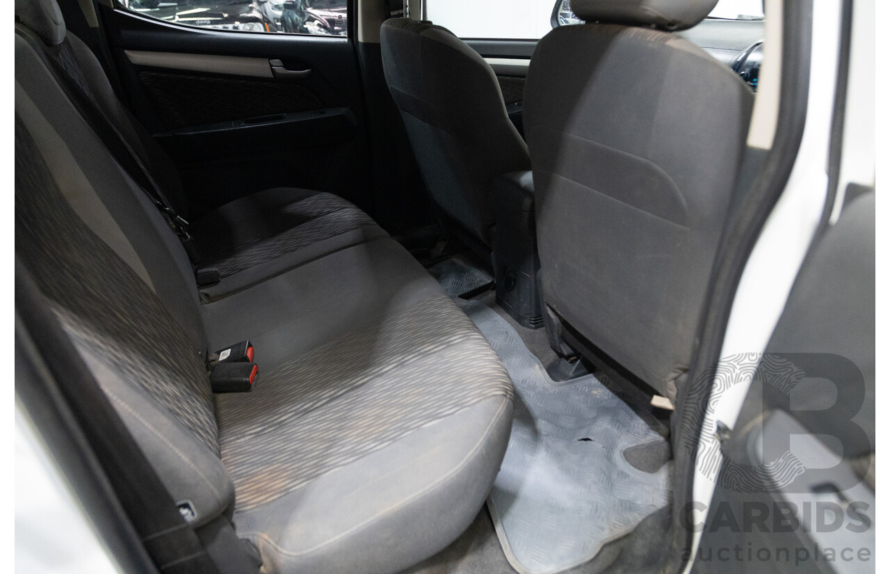 6/2013 Holden Colorado LX Thunder (4x4) RG Crew C/Chas White 2.8L