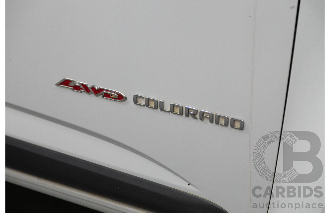 6/2013 Holden Colorado LX Thunder (4x4) RG Crew C/Chas White 2.8L