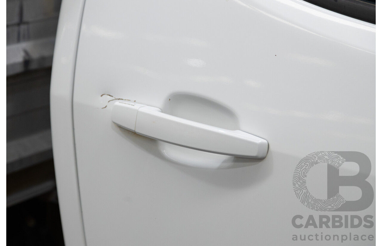 6/2013 Holden Colorado LX Thunder (4x4) RG Crew C/Chas White 2.8L