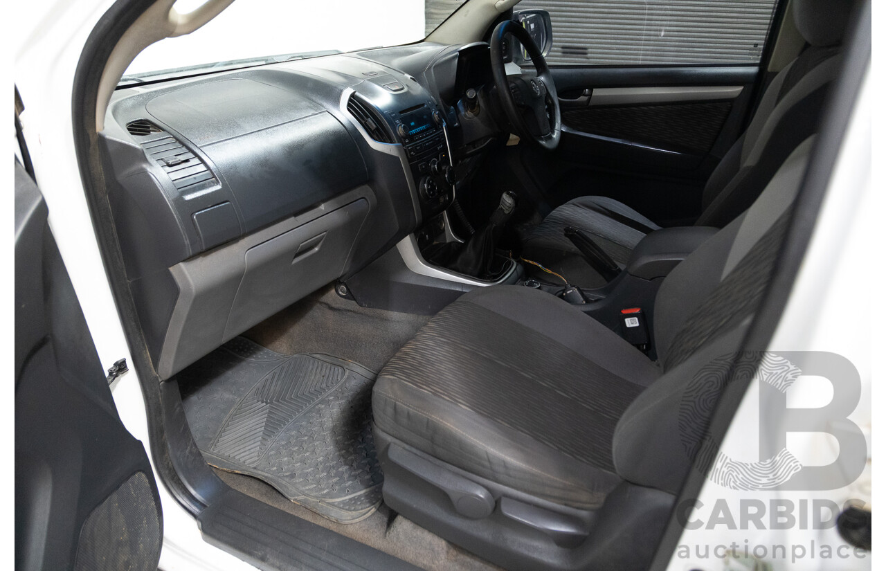 6/2013 Holden Colorado LX Thunder (4x4) RG Crew C/Chas White 2.8L