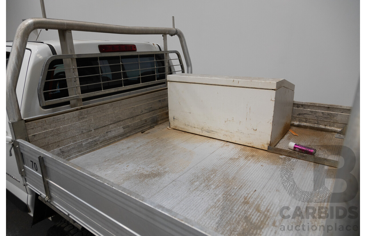6/2013 Holden Colorado LX Thunder (4x4) RG Crew C/Chas White 2.8L