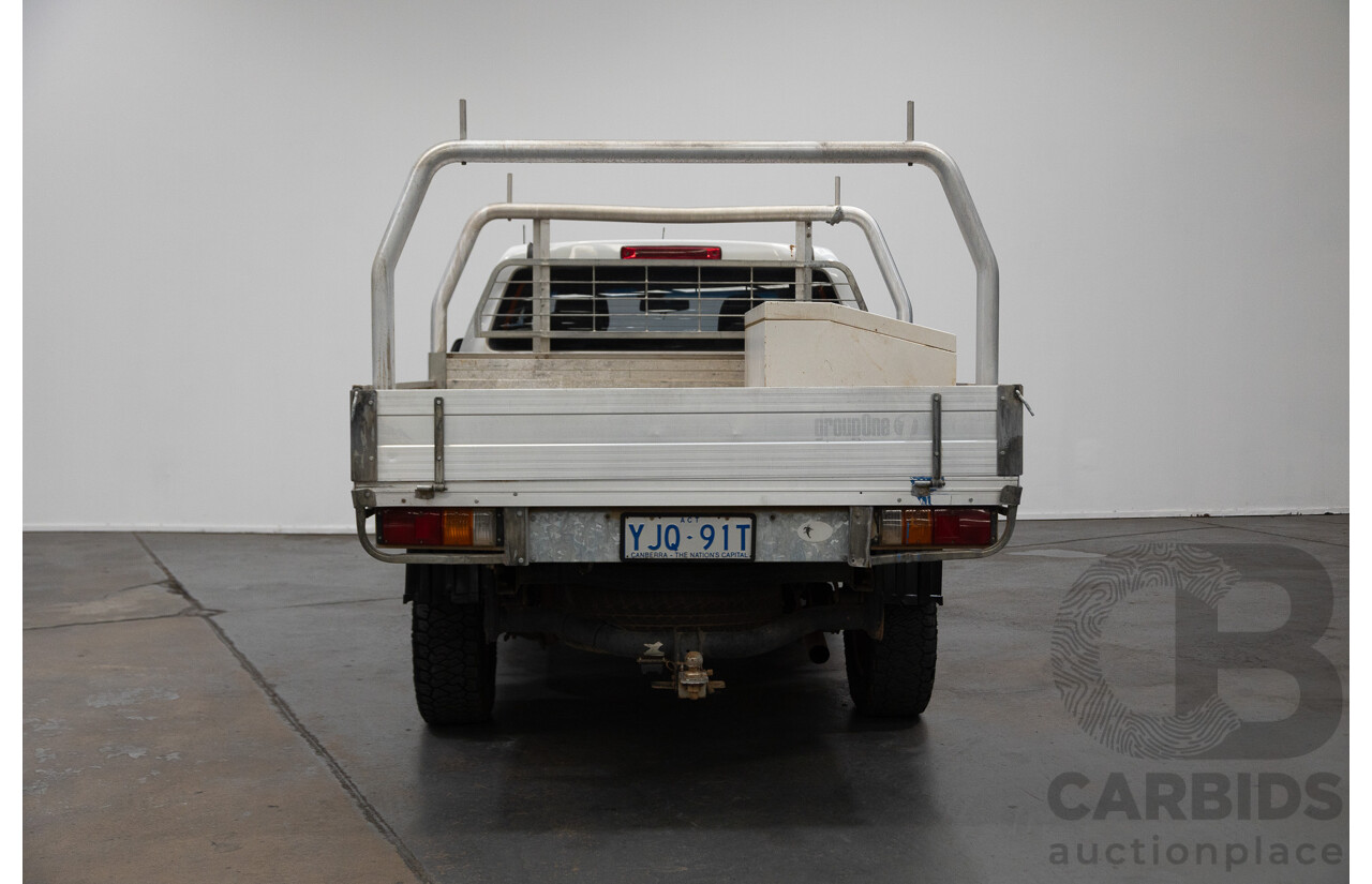 6/2013 Holden Colorado LX Thunder (4x4) RG Crew C/Chas White 2.8L