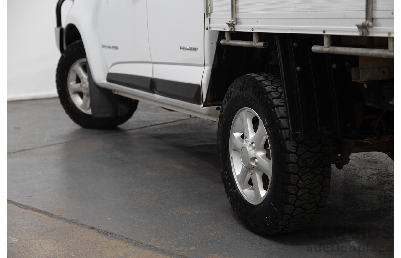 6/2013 Holden Colorado LX Thunder (4x4) RG Crew C/Chas White 2.8L