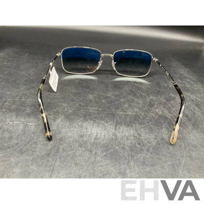 RAY BAN RB3717 57-18  Silver/Blue Sunglasses - ORP $258