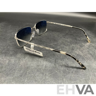 RAY BAN RB3717 57-18  Silver/Blue Sunglasses - ORP $258