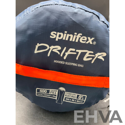 SPINIFEX Drifter Hooded Sleeping Bag - ORP $99.99