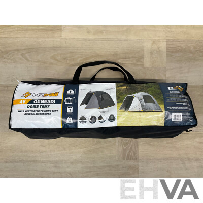 OZTRAIL Genesis Dome 4 Person Tent  - ORP $199.99