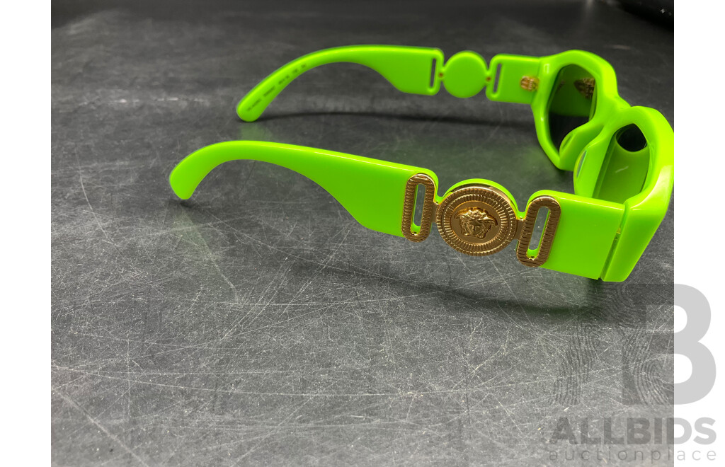 Kids Sunglasses VK4429U 48-16 Fluro Green Branded VERSACE   - ORP $142