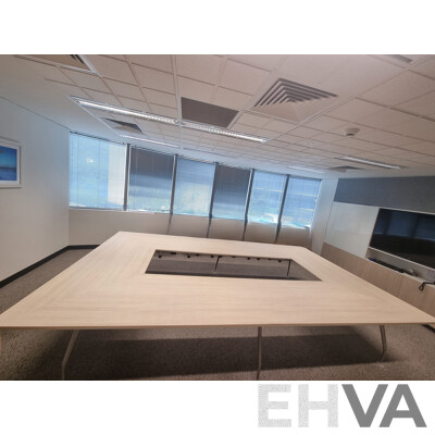 Schiavello Custom Built Laminex Boardroom Table