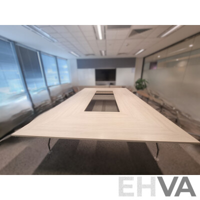 Schiavello Custom Built Laminex Boardroom Table