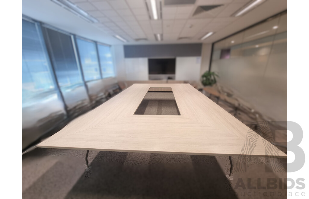 Schiavello Custom Built Laminex Boardroom Table