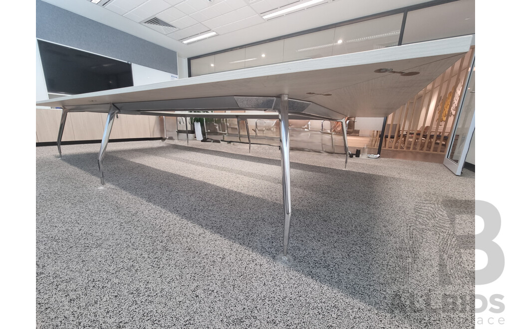 Schiavello Custom Built Laminex Boardroom Table