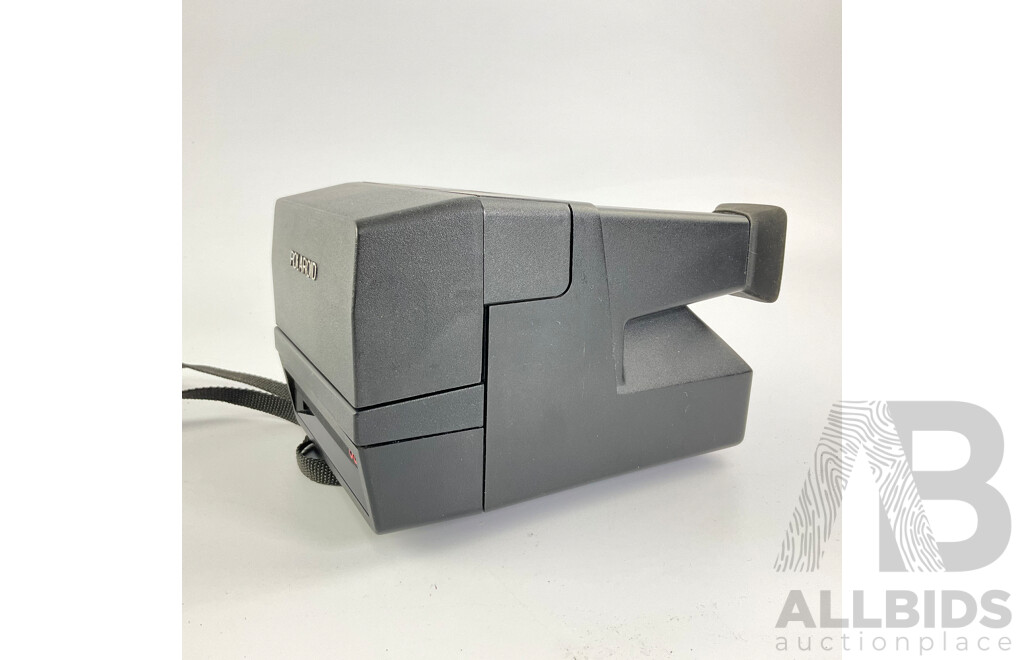 Two Vintage Polaroid Cameras, 600 and EE44 with Hanimex 110 TF in Original Box