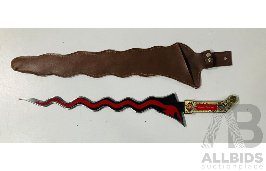 Display Kriss by Krossfire with Leather Sheath