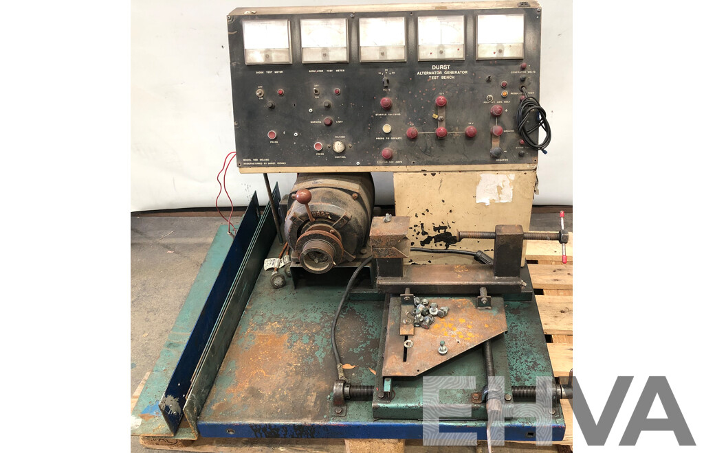 Durst Alternator Generator Test Bench(Model 600 Deluxe)