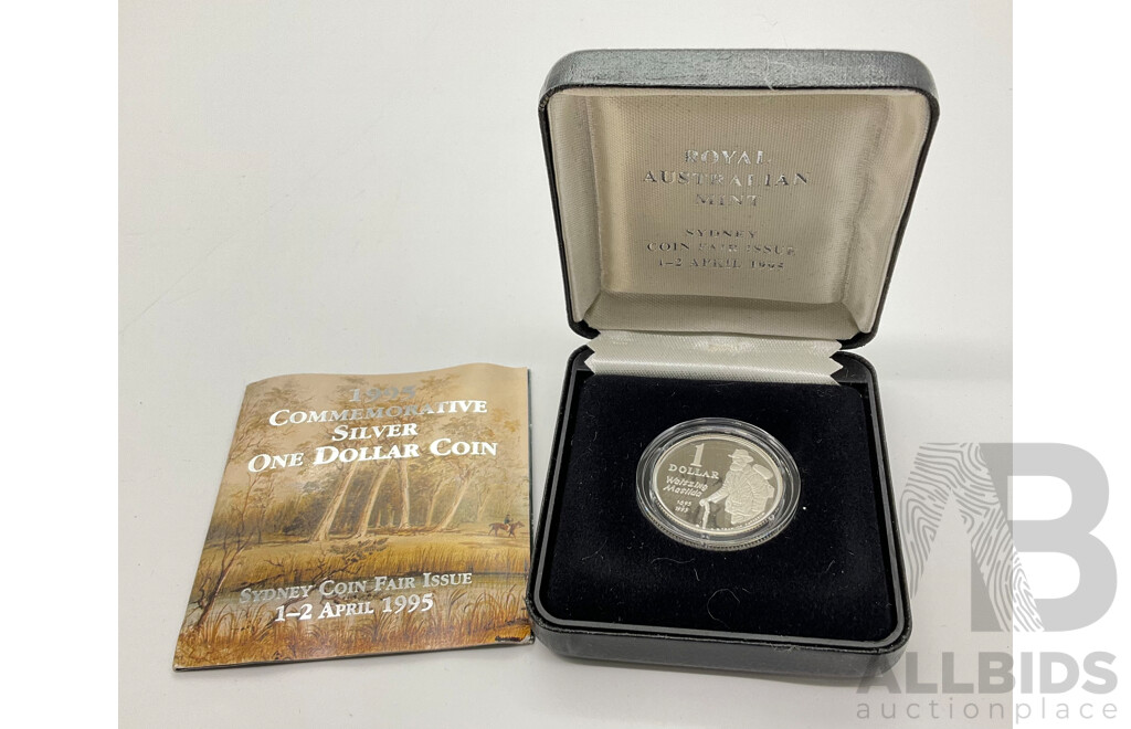 Australian 1995 RAM Waltzing Matilda Silver $1 Coin
