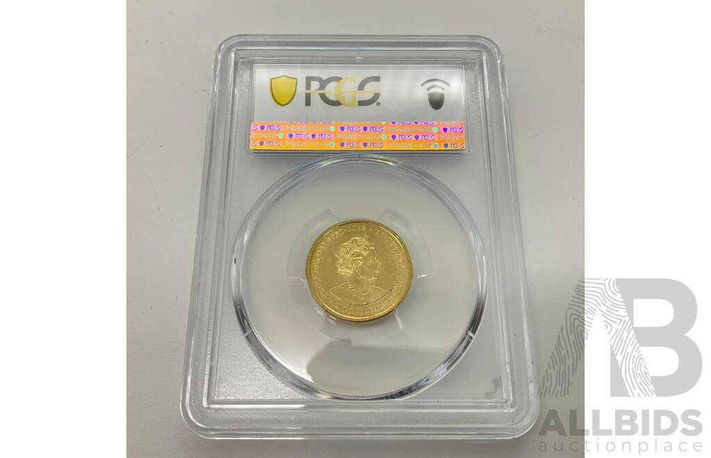 Australian 2023 Indigenous Military Service $2 Coin, PCGS Grading A/Gem.