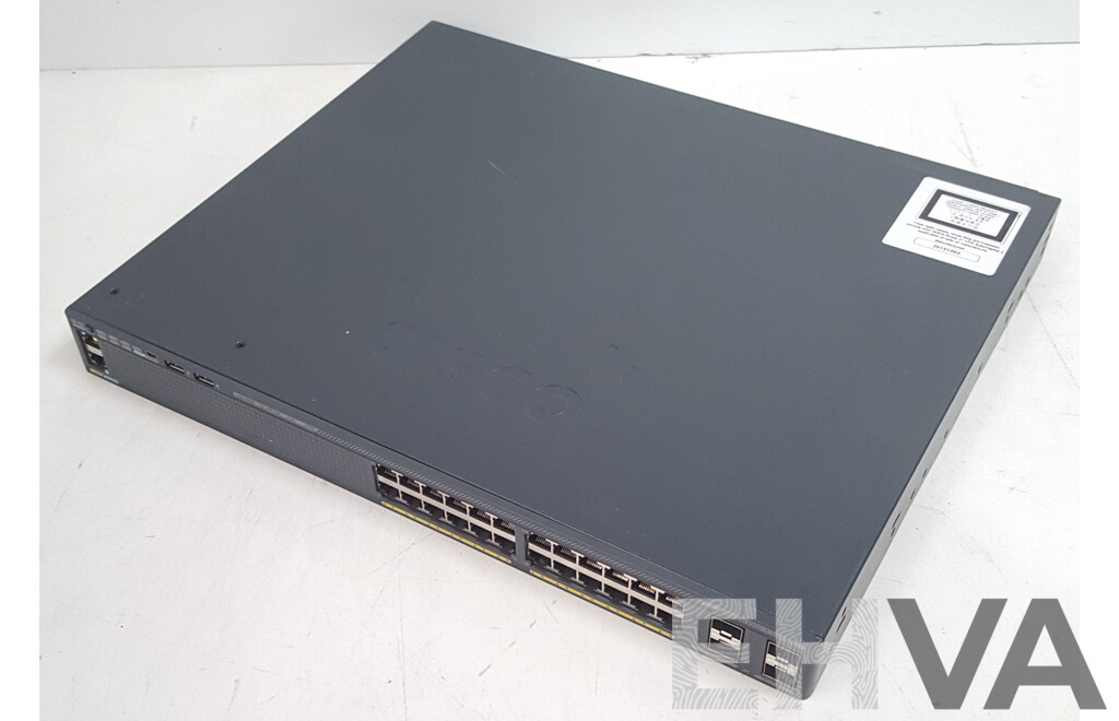 Cisco (WS-C2960X-24PS-L V02) Catalyst 2960-X Series 24-Port Gigabit PoE+ Switch