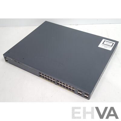 Cisco (WS-C2960X-24PS-L V02) Catalyst 2960-X Series 24-Port Gigabit PoE+ Switch