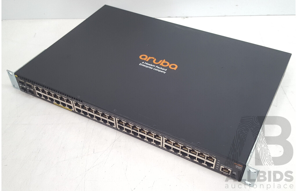 HP Aruba (JL256A) 2930F 48-Port Gigabit PoE+ Switch