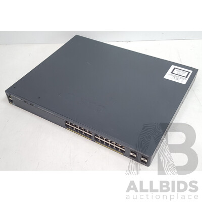 Cisco (WS-C2960X-24PS-L V02) Catalyst 2960-X Series 24-Port Gigabit PoE+ Switch
