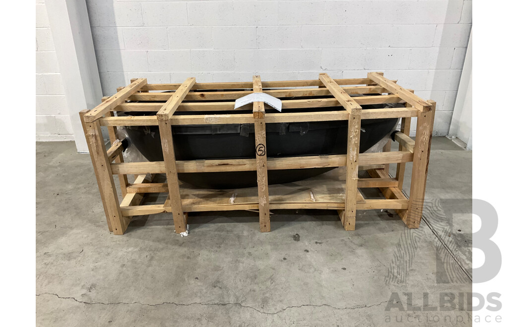 Dark Grey Stone Bath (1800Lx900Wx500H) - ORP $4,100.00