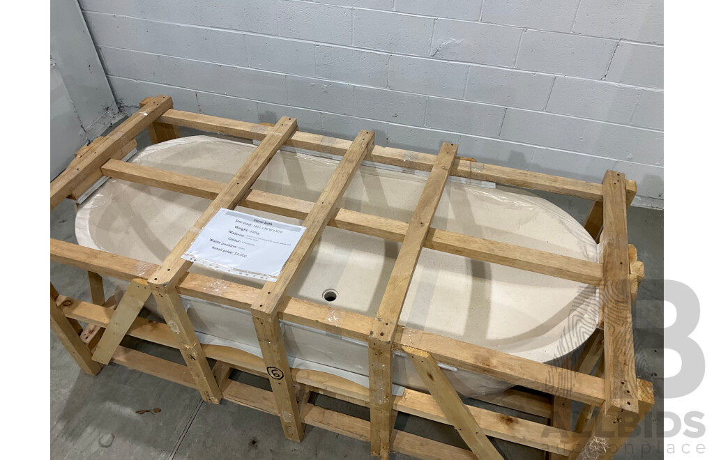 Limestone Stone Bath (1800Lx800Wx500H) - ORP $4,000.00